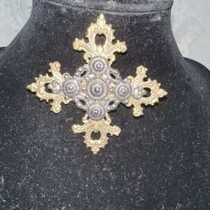 Brooch Pin Two Tone